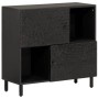 Aparador madera maciza de mango negro 80x33x75 cm de , Aparadores - Ref: Foro24-356846, Precio: 121,07 €, Descuento: %