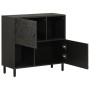 Aparador madera maciza de mango negro 80x33x75 cm de , Aparadores - Ref: Foro24-356846, Precio: 121,07 €, Descuento: %