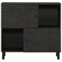 Aparador madera maciza de mango negro 80x33x75 cm de , Aparadores - Ref: Foro24-356846, Precio: 121,07 €, Descuento: %