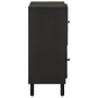 Aparador madera maciza de mango negro 80x33x75 cm de , Aparadores - Ref: Foro24-356846, Precio: 121,07 €, Descuento: %