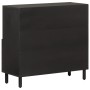 Aparador madera maciza de mango negro 80x33x75 cm de , Aparadores - Ref: Foro24-356846, Precio: 121,07 €, Descuento: %