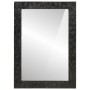 Espejo de baño madera maciza mango y vidrio negro 50x70x2,5 cm de , Espejos - Ref: Foro24-356850, Precio: 65,87 €, Descuento: %