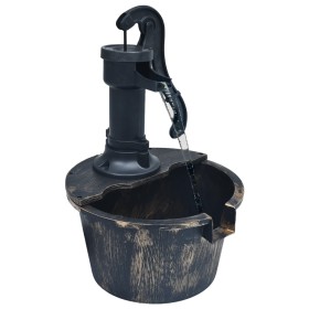 Fuente de jardín con forma de barril y con bomba de vidaXL, Fuentes y cascadas - Ref: Foro24-48231, Precio: 43,08 €, Descuent...