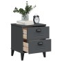 Mesita de noche VIKEN madera de ingeniería gris antracita de , Mesitas de noche - Ref: Foro24-374910, Precio: 54,95 €, Descue...