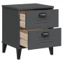 Mesita de noche VIKEN madera de ingeniería gris antracita de , Mesitas de noche - Ref: Foro24-374910, Precio: 51,29 €, Descue...