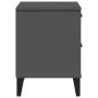 Mesita de noche VIKEN madera de ingeniería gris antracita de , Mesitas de noche - Ref: Foro24-374910, Precio: 51,29 €, Descue...