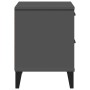 Mesita de noche VIKEN madera de ingeniería gris antracita de , Mesitas de noche - Ref: Foro24-374910, Precio: 54,95 €, Descue...