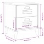 Mesita de noche VIKEN madera de ingeniería gris antracita de , Mesitas de noche - Ref: Foro24-374910, Precio: 54,95 €, Descue...