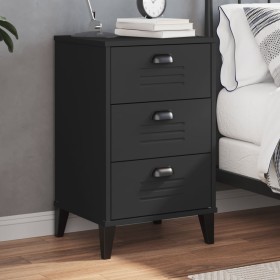 Mesita de noche VIKEN madera de ingeniería negra de , Mesitas de noche - Ref: Foro24-374912, Precio: 65,63 €, Descuento: %