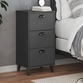 VIKEN bedside table in anthracite gray engineered wood by , Nightstands - Ref: Foro24-374919, Price: 77,60 €, Discount: %
