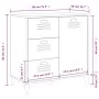 Aparador VIKEN madera de ingeniería blanco 80x40x80 cm de , Aparadores - Ref: Foro24-374938, Precio: 154,34 €, Descuento: %