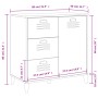 Aparador VIKEN madera de ingeniería blanco 80x40x80 cm de , Aparadores - Ref: Foro24-374938, Precio: 156,82 €, Descuento: %