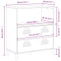 Librería VIKEN madera de ingeniería blanco 80x40x90 cm de , Librerías y estanterías - Ref: Foro24-374944, Precio: 147,47 €, D...