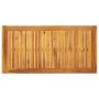 Mesa de comedor de jardín madera maciza de acacia 110x55x75 cm de , Mesas de jardín - Ref: Foro24-366368, Precio: 143,17 €, D...