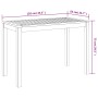 Mesa de comedor de jardín madera maciza de acacia 110x55x75 cm de , Mesas de jardín - Ref: Foro24-366368, Precio: 143,17 €, D...
