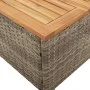 Mesita y sillas con cojines 3 pzas ratán PE madera acacia gris de , Conjuntos de jardín - Ref: Foro24-366314, Precio: 227,67 ...