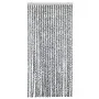Cortina antimoscas chenilla gris negro y blanco 56x200 cm de , Mosquiteras para ventanas - Ref: Foro24-377333, Precio: 39,71 ...