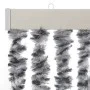 Cortina antimoscas chenilla gris negro y blanco 56x200 cm de , Mosquiteras para ventanas - Ref: Foro24-377333, Precio: 39,71 ...