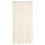 Cortina antimoscas chenilla beige y blanco 100x220 cm de , Mosquiteras para ventanas - Ref: Foro24-377344, Precio: 65,39 €, D...