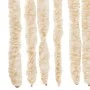 Cortina antimoscas chenilla beige y blanco 100x220 cm de , Mosquiteras para ventanas - Ref: Foro24-377344, Precio: 65,39 €, D...