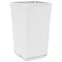Jardineras 2 unidades PP blanco 32,5x32,5x57 cm de , Maceteros y jardineras - Ref: Foro24-367849, Precio: 66,24 €, Descuento: %