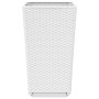 Jardineras 2 unidades PP blanco 32,5x32,5x57 cm de , Maceteros y jardineras - Ref: Foro24-367849, Precio: 72,19 €, Descuento: %