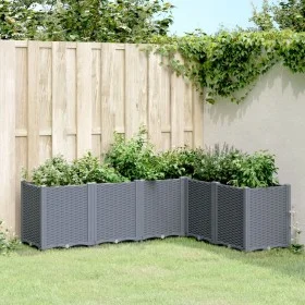 Jardinera PP gris 160x120x53 cm de , Maceteros y jardineras - Ref: Foro24-367861, Precio: 171,12 €, Descuento: %