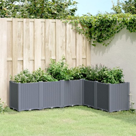 Jardinera PP gris 160x120x53 cm de , Maceteros y jardineras - Ref: Foro24-367861, Precio: 183,79 €, Descuento: %