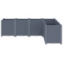 Jardinera PP gris 160x120x53 cm de , Maceteros y jardineras - Ref: Foro24-367861, Precio: 183,79 €, Descuento: %