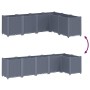 Jardinera PP gris 160x120x53 cm de , Maceteros y jardineras - Ref: Foro24-367861, Precio: 183,79 €, Descuento: %