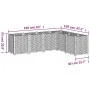 Jardinera PP gris 160x120x53 cm de , Maceteros y jardineras - Ref: Foro24-367861, Precio: 171,12 €, Descuento: %
