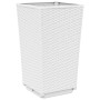 Jardineras 4 unidades PP blanco 32,5x32,5x57 cm de , Maceteros y jardineras - Ref: Foro24-367854, Precio: 146,34 €, Descuento: %