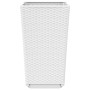 Jardineras 4 unidades PP blanco 32,5x32,5x57 cm de , Maceteros y jardineras - Ref: Foro24-367854, Precio: 146,34 €, Descuento: %