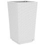 Jardineras 4 unidades PP blanco 32,5x32,5x57 cm de , Maceteros y jardineras - Ref: Foro24-367854, Precio: 146,34 €, Descuento: %