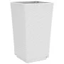 Jardineras 4 unidades PP blanco 32,5x32,5x57 cm de , Maceteros y jardineras - Ref: Foro24-367854, Precio: 143,54 €, Descuento: %