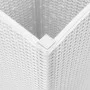 Jardineras 4 unidades PP blanco 32,5x32,5x57 cm de , Maceteros y jardineras - Ref: Foro24-367854, Precio: 143,54 €, Descuento: %
