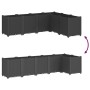 Jardinera PP negro 160x120x53 cm de , Maceteros y jardineras - Ref: Foro24-367863, Precio: 193,45 €, Descuento: %