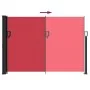 Toldo lateral retráctil rojo 140x300 cm de , Sombrillas - Ref: Foro24-4004297, Precio: 83,55 €, Descuento: %
