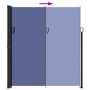 Toldo lateral retráctil azul 220x300 cm de , Sombrillas - Ref: Foro24-4004371, Precio: 126,53 €, Descuento: %