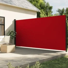 Red retractable side awning 220x500 cm by , Umbrellas - Ref: Foro24-4004477, Price: 113,61 €, Discount: %