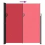 Toldo lateral retráctil rojo 220x500 cm de , Sombrillas - Ref: Foro24-4004477, Precio: 113,61 €, Descuento: %