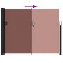 Toldo lateral retráctil marrón 160x600 cm de , Sombrillas - Ref: Foro24-4004524, Precio: 129,48 €, Descuento: %