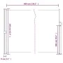 Brown retractable side awning 160x600 cm by , Umbrellas - Ref: Foro24-4004524, Price: 126,03 €, Discount: %
