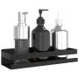 Estante de ducha acero inoxidable cepillado negro 304 30x10x6cm de , Estanterías - Ref: Foro24-4004907, Precio: 24,13 €, Desc...