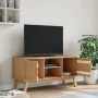 Mueble de TV OLDEN madera maciza de pino marrón 114x43x57 cm de , Muebles TV - Ref: Foro24-358600, Precio: 116,60 €, Descuent...