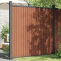 Panel de valla WPC marrón 180x186 cm de , Paneles de vallas - Ref: Foro24-4003981, Precio: 398,10 €, Descuento: %