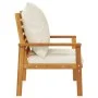 Sillón de jardín con cojines 2 uds madera maciza acacia de , Sillas de jardín - Ref: Foro24-366375, Precio: 172,92 €, Descuen...