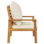 Sillón de jardín con cojines 2 uds madera maciza acacia de , Sillas de jardín - Ref: Foro24-366375, Precio: 175,34 €, Descuen...