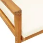 Sillón de jardín con cojines 2 uds madera maciza acacia de , Sillas de jardín - Ref: Foro24-366375, Precio: 172,92 €, Descuen...