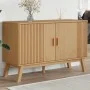 Aparador OLDEN madera maciza de pino marrón 114x43x73,5 cm de , Aparadores - Ref: Foro24-358609, Precio: 150,05 €, Descuento: %